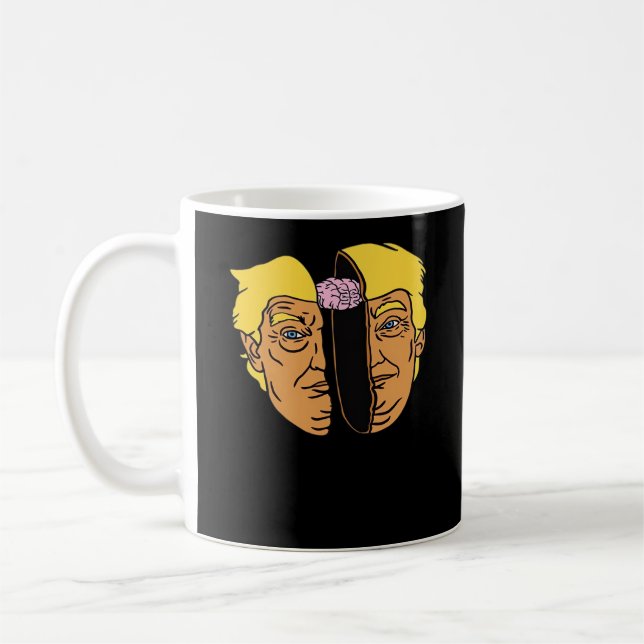 Donald Brain Trumpkin  Artwork  Coffee Mug (Left)