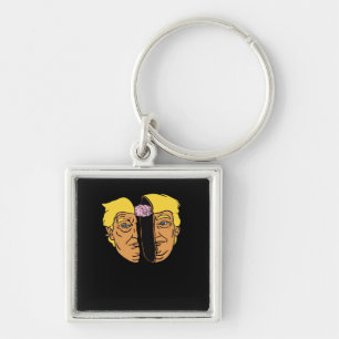 Donald Brain Trumpkin  Artwork  Key Ring