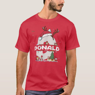Donald Christmas Shirt w Donald Name for funny Xma