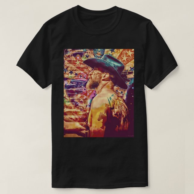 Donald Cowboy Cerrone Classic T Shirt (Design Front)