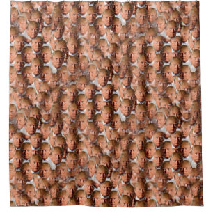 donald drumpf bathroom shower curtain