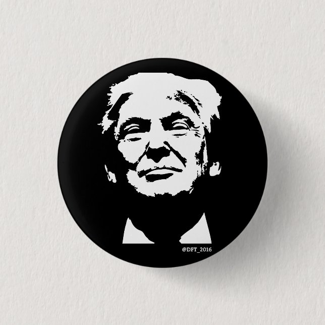 Donald F'n Trump 2016 Button (without caption) (Front)