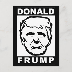 donald frump postcard