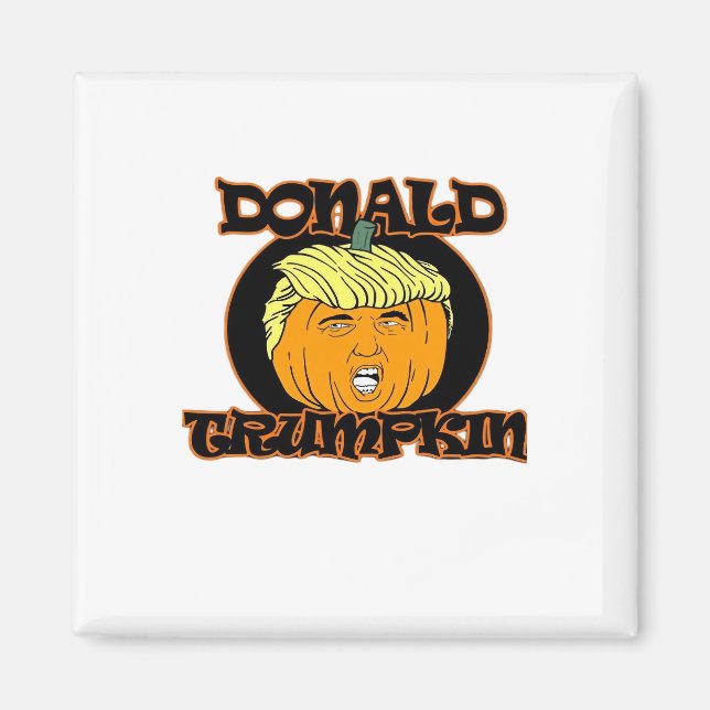 Donald  Halloween Costume Trumpkin Magnet (Front)