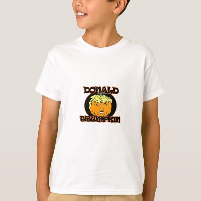 Donald  Halloween Costume Trumpkin T-Shirt (Front)