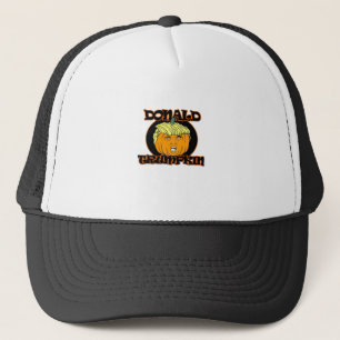Donald Halloween Costume Trumpkin Trucker Hat