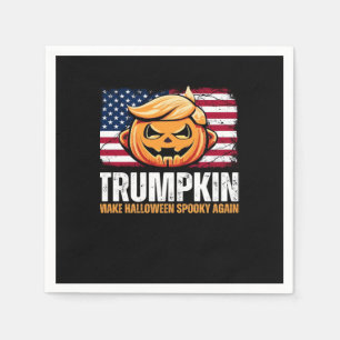 Donald Halloween - Trumpkin Make Halloween Spooky Napkin