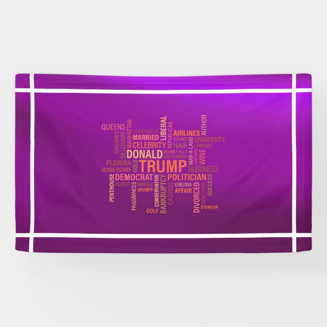 Donald j Trump 2016 Candidate Presidential Banner (Horizontal)