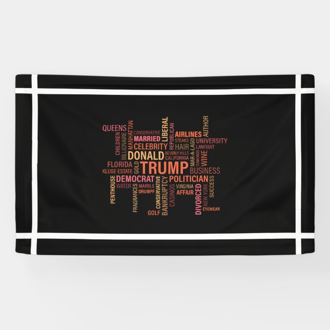Donald j Trump 2016 Candidate Presidential Banner (Horizontal)