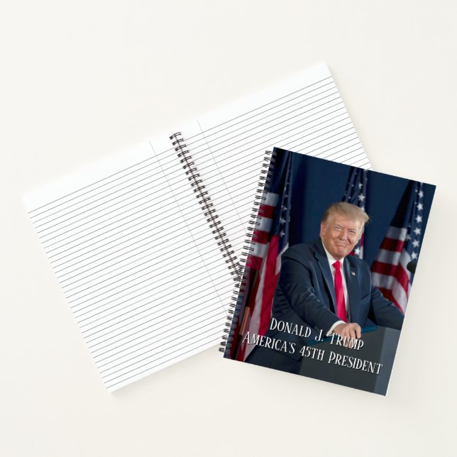 Donald J. Trump 45th President Keepsake Notebook (Inside)