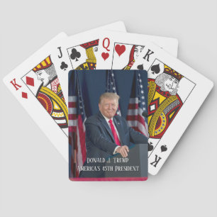 Donald J. Trump 45th President Keepsake Playing Cards