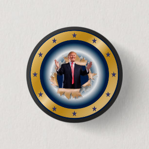 Donald J. Trump ~ Breaking Through ~ 11/3/2020 ~ 3 Cm Round Badge