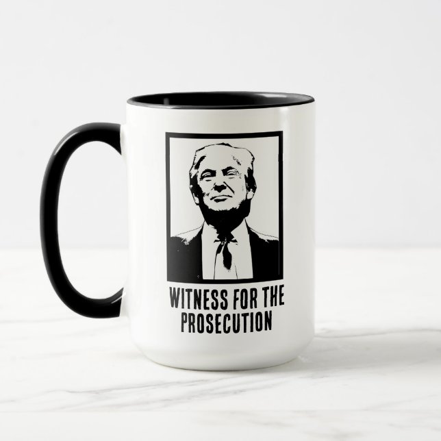 Donald J. Trump, Witness for the Prosecution Mug (Left)