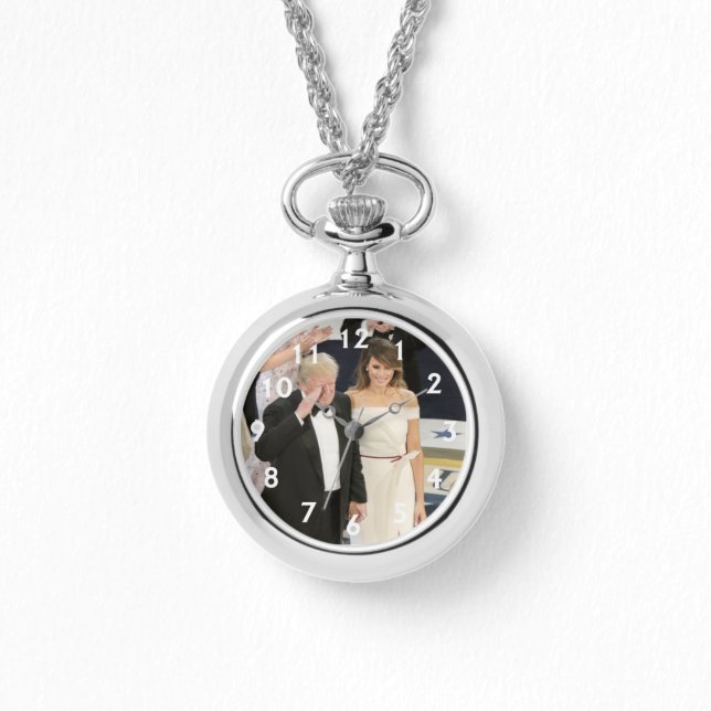 Donald & Melania Trump At The Liberty Ball Watch (Front)