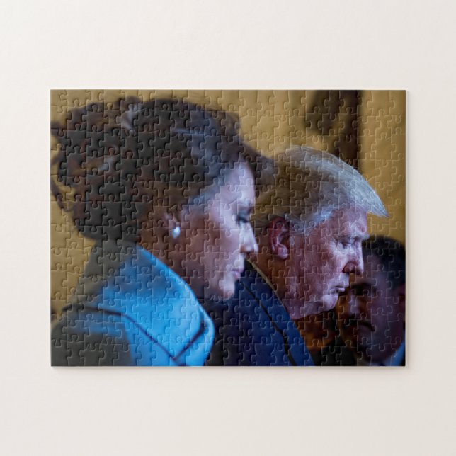 Donald & Melania Trump - Inauguration Day Jigsaw Puzzle (Horizontal)