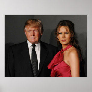 DONALD & MELANIA TRUMP POSTER