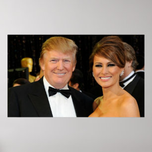 DONALD & MELANIA TRUMP POSTER