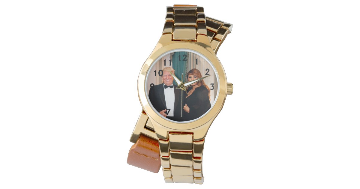 Donald &amp; Melania Trump Watch | Zazzle.co.uk