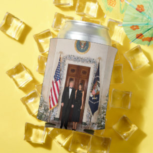 Donald & Melania Trump's Christmas White House Can Cooler