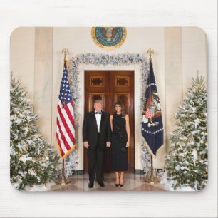 Donald & Melania Trump's Christmas White House Mouse Mat