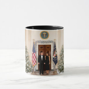 Donald & Melania Trump's Christmas White House Mug