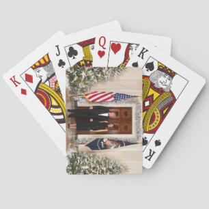 Donald & Melania Trump's Christmas White House Playing Cards