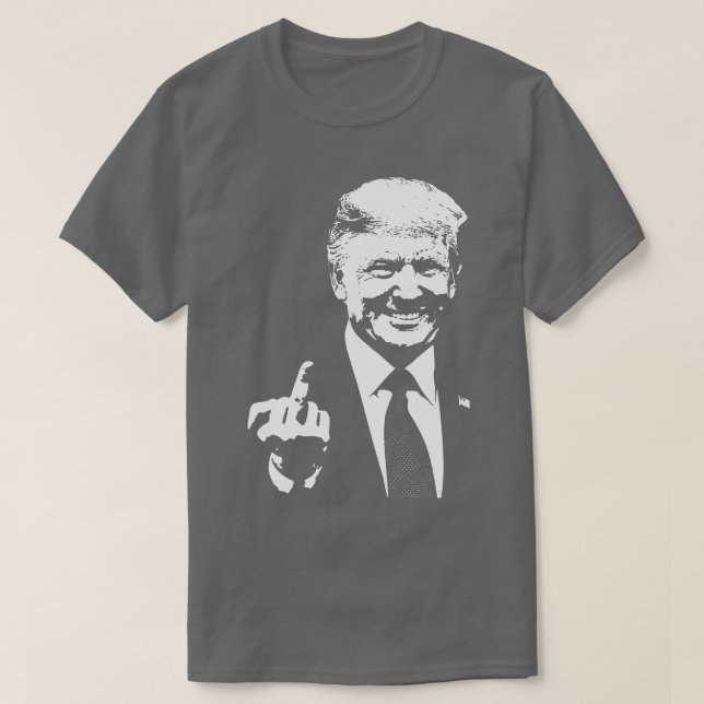 Donald Middle Finger T-Shirt (Design Front)