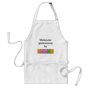 Donald periodic table name apron