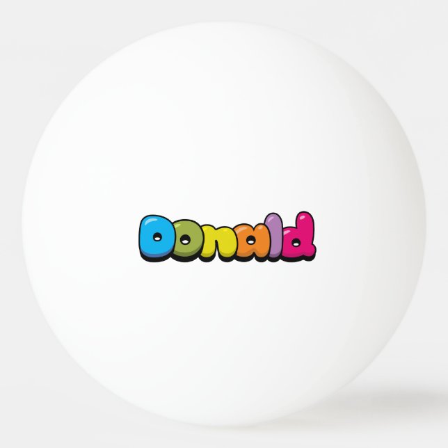 Donald Ping Pong Ball (Front)