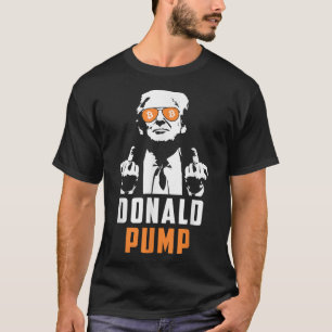 Donald Pump Bitcoin Funny Trump 2024 Crypto T-Shirt