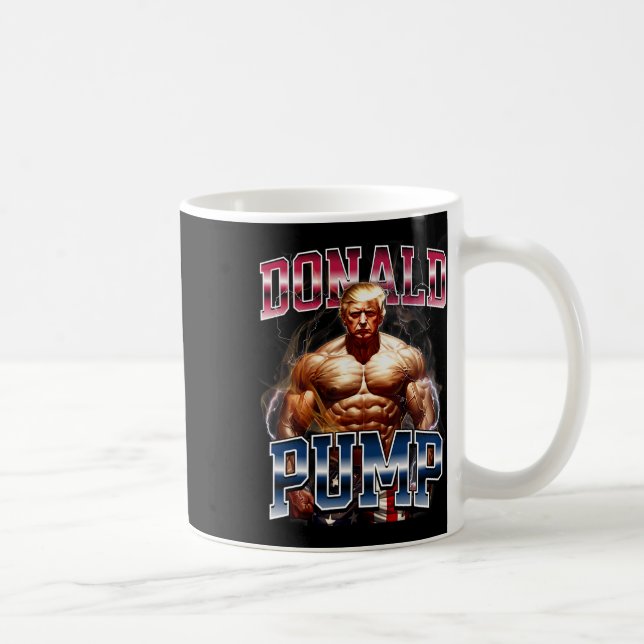 Donald Pump Meme Funny  Coffee Mug (Right)