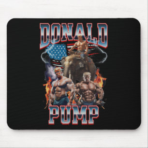 Donald Pump Trump Gym Pump Cover  Mouse Mat