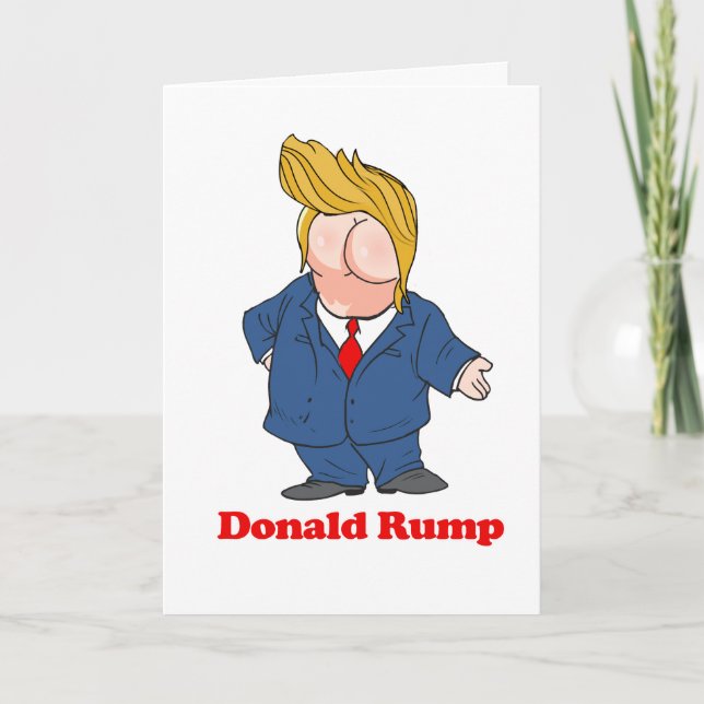 Donald Rump Card (Front)