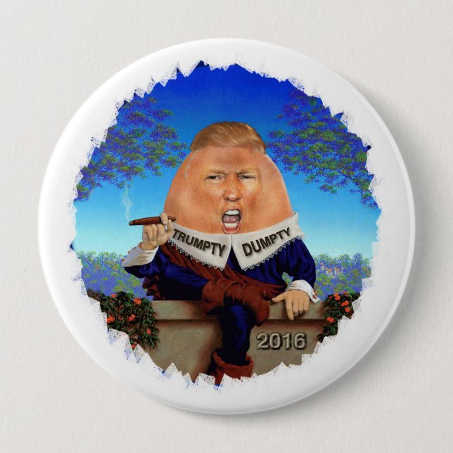 Donald Trump 10 Cm Round Badge (Front)