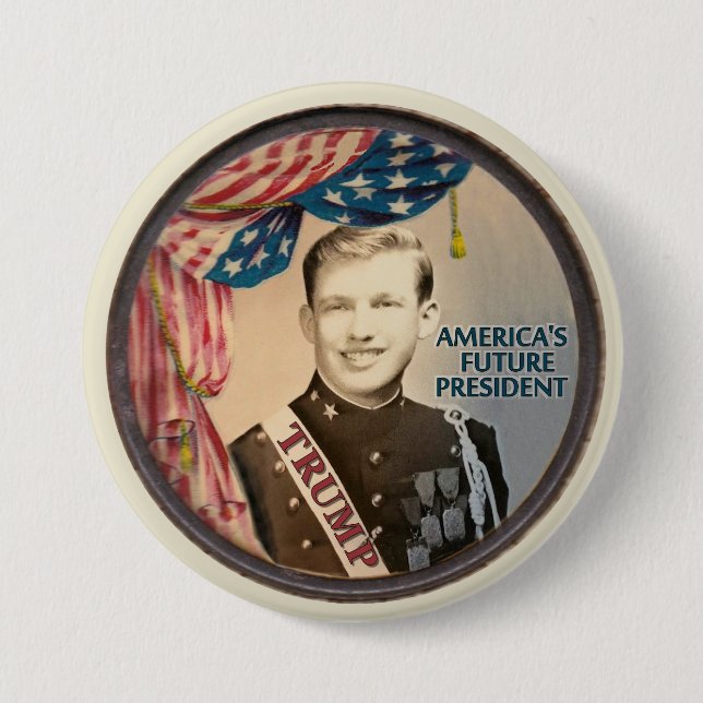 Donald Trump 2016 7.5 Cm Round Badge (Front)