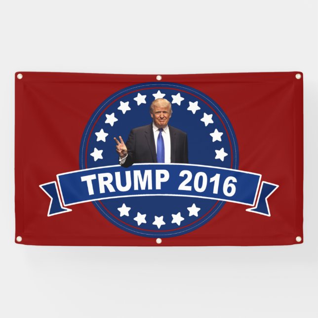 Donald Trump 2016 Banner (Horizontal)