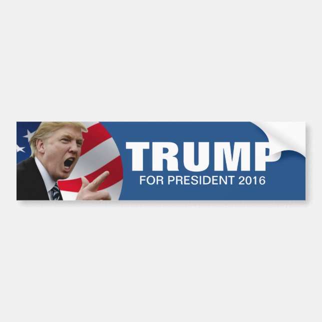 Donald Trump 2016 Bumper Sticker (Front)