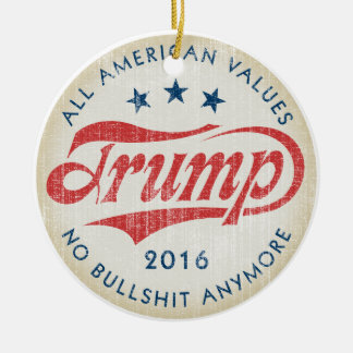 Donald Trump 2016 Ceramic Tree Decoration
