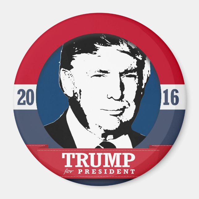 DONALD TRUMP 2016 MAGNET (Front)