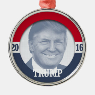 Donald Trump 2016 Metal Tree Decoration