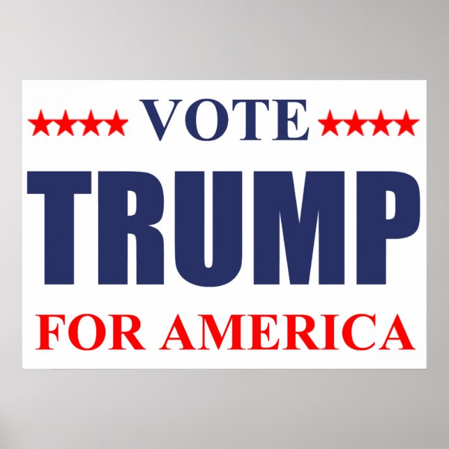 Donald Trump 2016 Poster (Front)