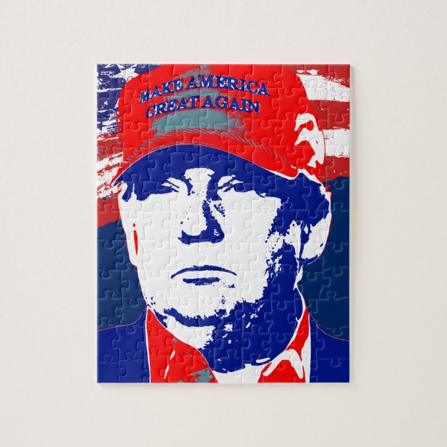 Donald Trump 2016 Presidential Candidate Jigsaw Puzzle (Vertical)