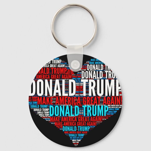 Donald Trump 2016 Presidential Candidate Key Ring (Front)