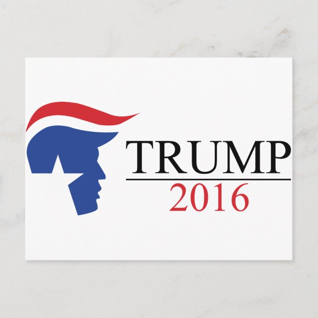 Donald Trump 2016 Presidential Logos Postcard (Front)