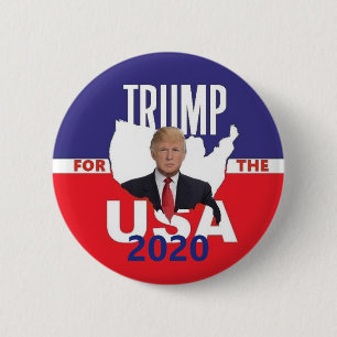 Donald TRUMP 2020 6 Cm Round Badge