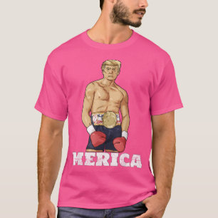 Donald Trump 2020 American Boxing Champion Boxer M T-Shirt