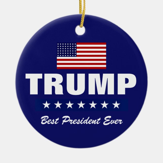 DONALD TRUMP 2020 CHRISTMAS ORNAMENT (Front)