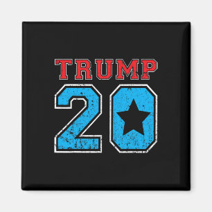 Donald Trump 2020 Election Vintage Football Jersey Magnet