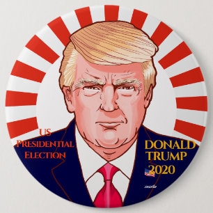 Donald Trump - 2020 - presidential election 6 Cm Round Badge