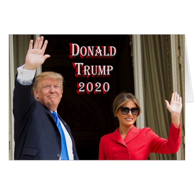 Donald Trump 2020 - With Melania (Front Horizontal)